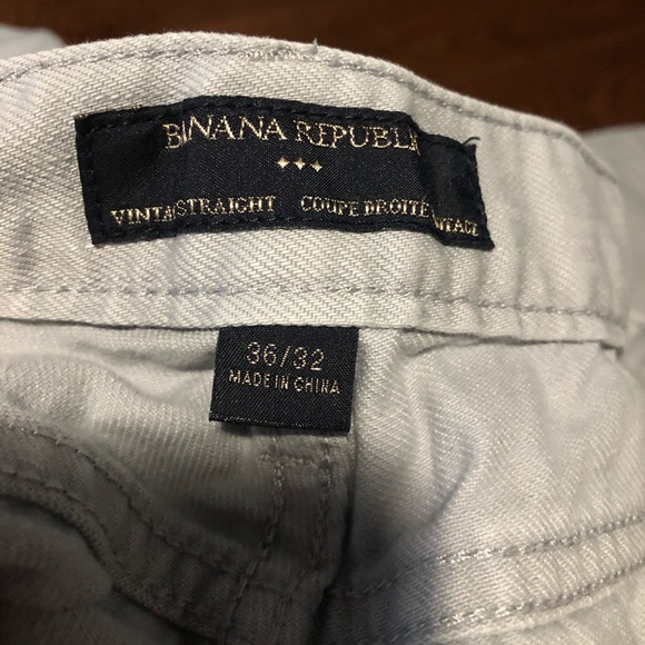 Vintage Straight Grey Jeans from Banana Republic - Picture 5 of 5